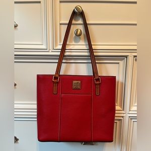 Dooney & Bourke Small Lexington Tote Red
